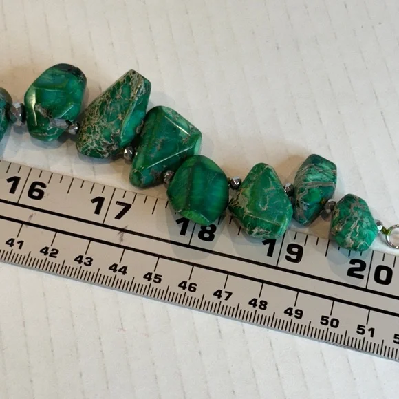 🆕 💚 King Jasper Goddess Necklace – Iris & Lily London – Sterling Silver 💚 - Picture 2 of 16